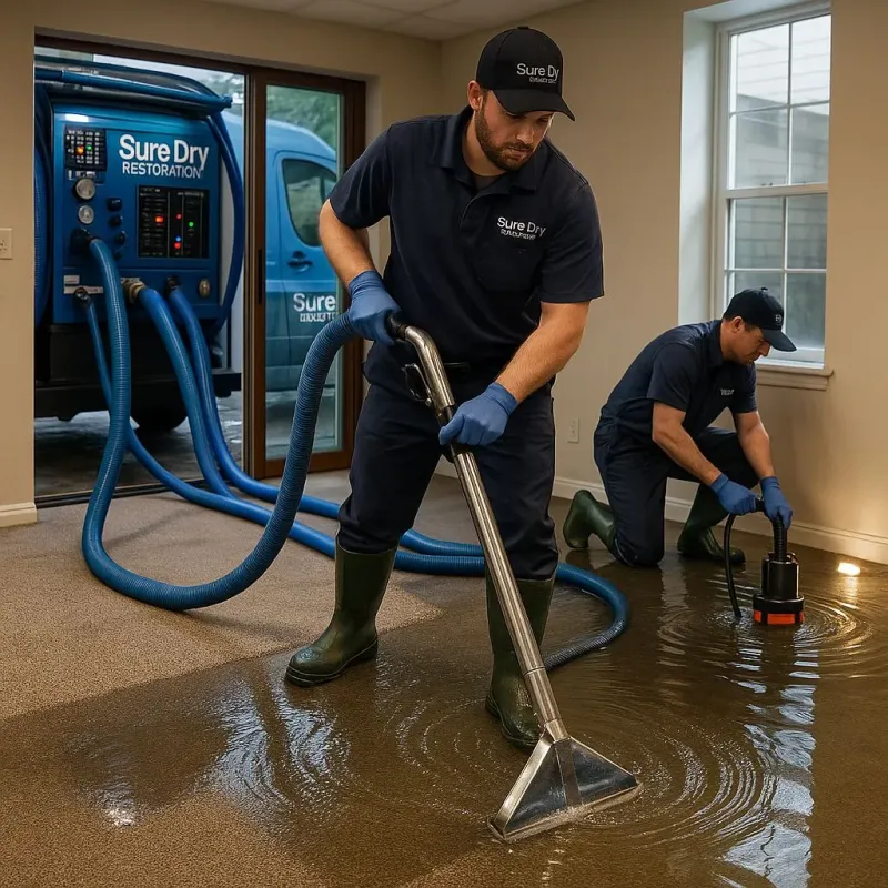 Water Extraction and Removal process in Pinetops, NC